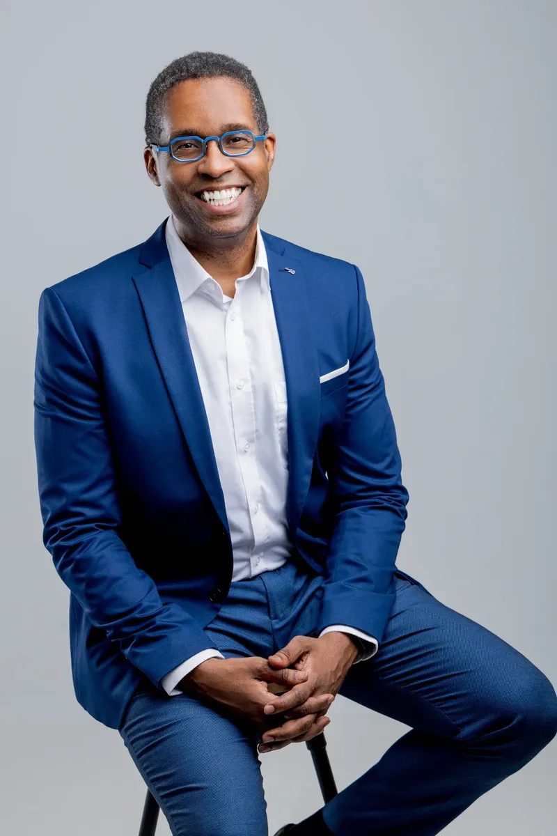 Keith B. Carter delivering a keynote speech